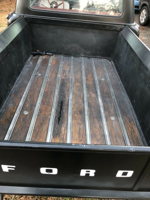 1966 Black Ford F-100 Cab & Chassis