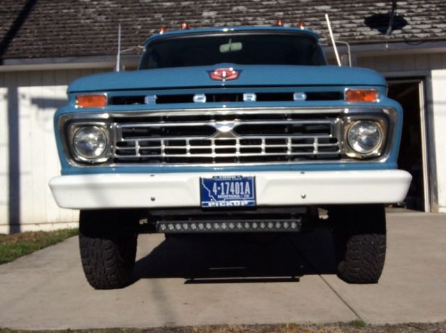 1966 Blue Ford F-250