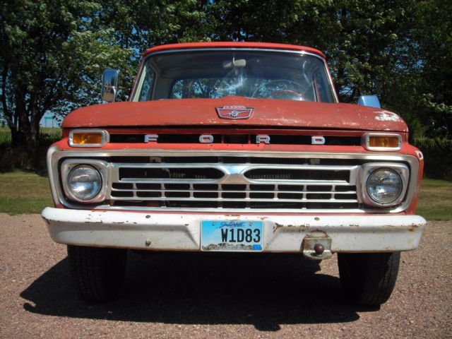 1966 Green Ford F-250