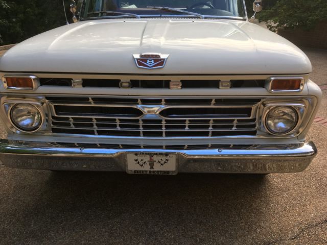 1966 White Ford F-100 PU