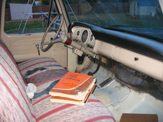 1966 Blue Ford F-100 Standard Cab Pickup