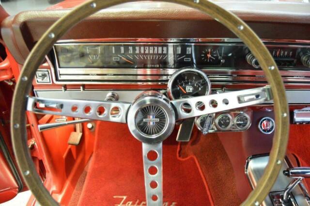 1966 Red Ford Fairlane Convertible