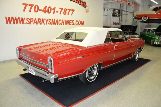 1966 Red Ford Fairlane Convertible