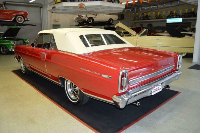 1966 Red Ford Fairlane Convertible