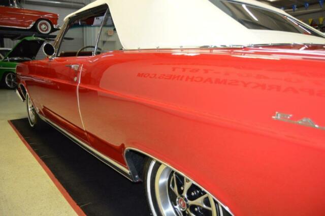 1966 Red Ford Fairlane Convertible
