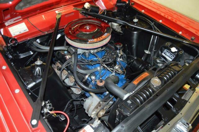 1966 Red Ford Fairlane Convertible