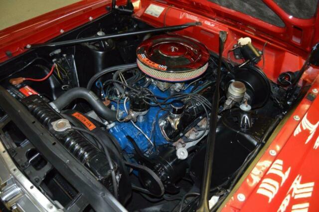 1966 Red Ford Fairlane Convertible