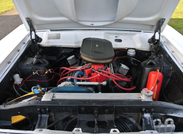 1966 White Ford Fairlane Hardtop