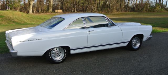1966 White Ford Fairlane Hardtop