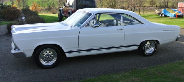 1966 White Ford Fairlane Hardtop