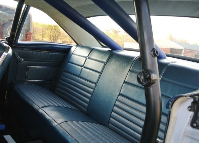 1966 White Ford Fairlane Hardtop