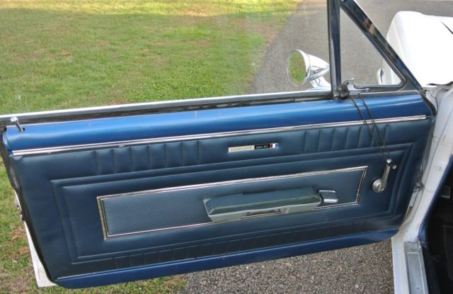 1966 White Ford Fairlane Hardtop