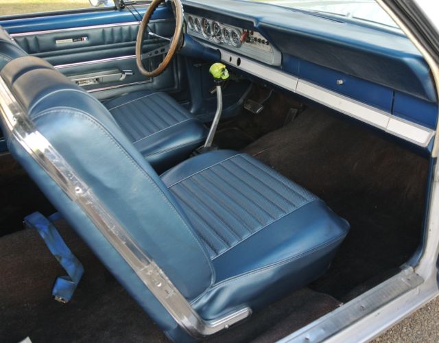 1966 White Ford Fairlane Hardtop