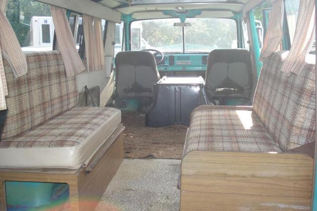 1966 Teal Dodge Fargo Van Camper