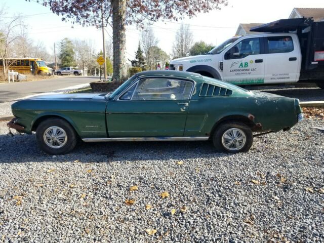 1966 Green Ford Mustang Fastback