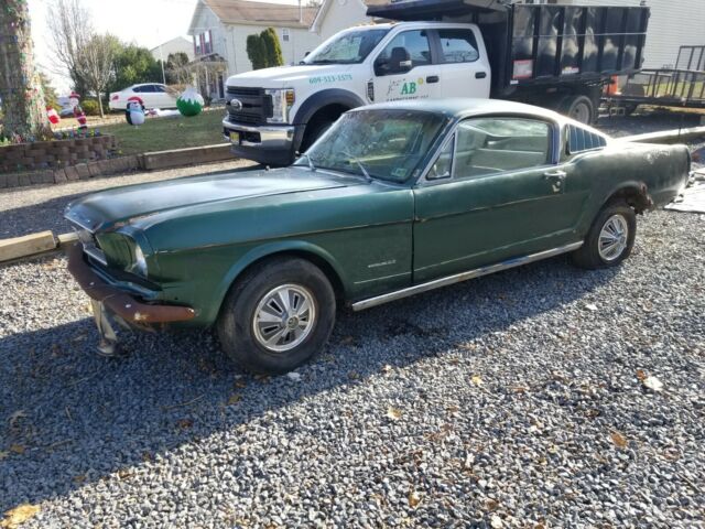 1966 Green Ford Mustang Fastback