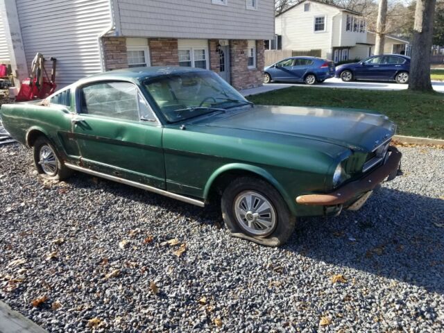 1966 Green Ford Mustang Fastback