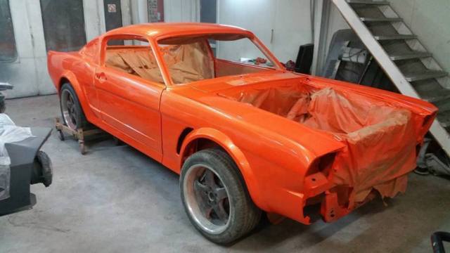 1966 Orange Ford Mustang Coupe