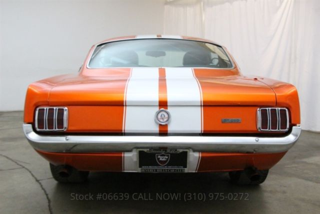 1966 Orange Ford Mustang