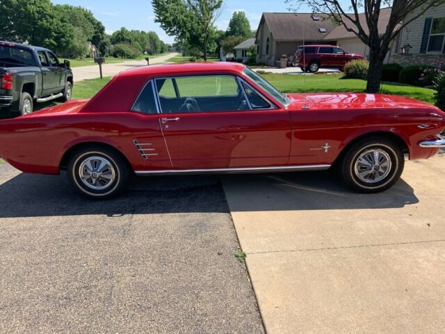 1966 Candy Apple Red Ford Mustang Coupe