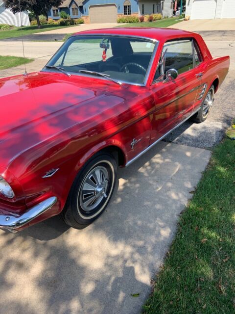 1966 Candy Apple Red Ford Mustang Coupe