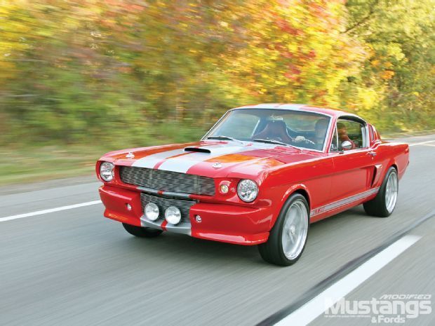 1966 Red Ford Mustang Fastback