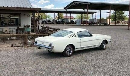 1966 White Ford Mustang Fastback