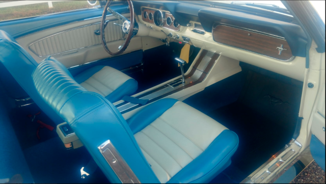 1966 White Ford Mustang Fastback