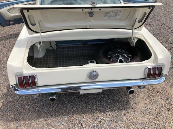 1966 White Ford Mustang Fastback