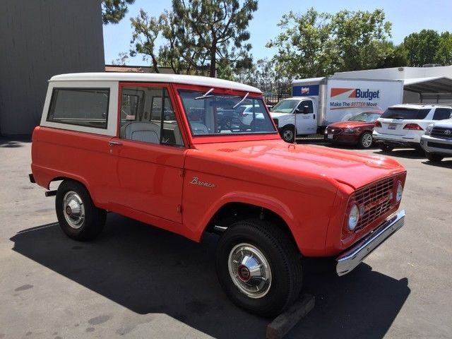 1966 Red Ford Bronco SUV
