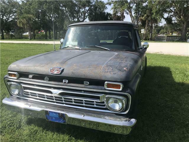 1966 Gray Ford Other Pickups Stepside Pickup