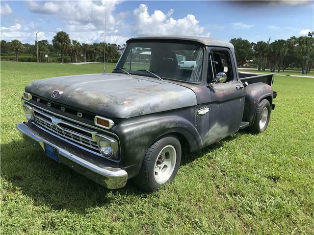 1966 Gray Ford Other Pickups Stepside Pickup