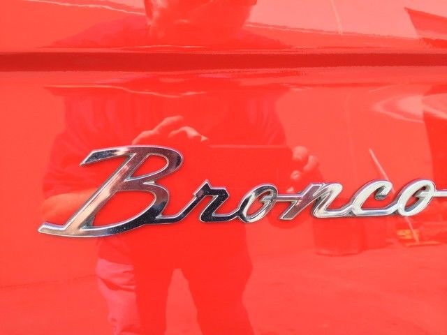 1966 Red Ford Bronco SUV