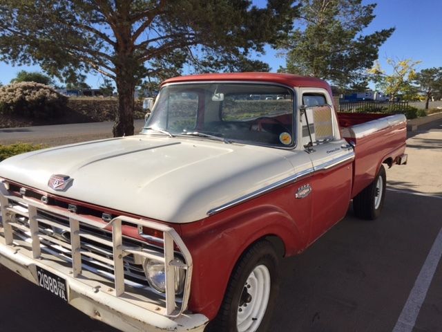 1966 Red/White Ford F-250 Standard Cab Pickup