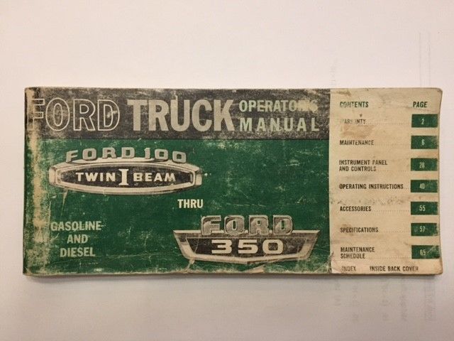 1966 Red/White Ford F-250 Standard Cab Pickup