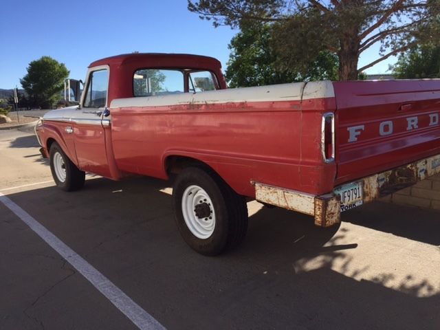 1966 Red/White Ford F-250 Standard Cab Pickup