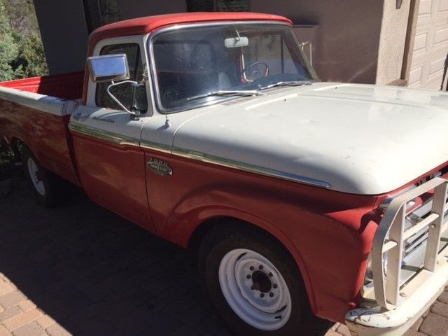1966 Red/White Ford F-250 Standard Cab Pickup