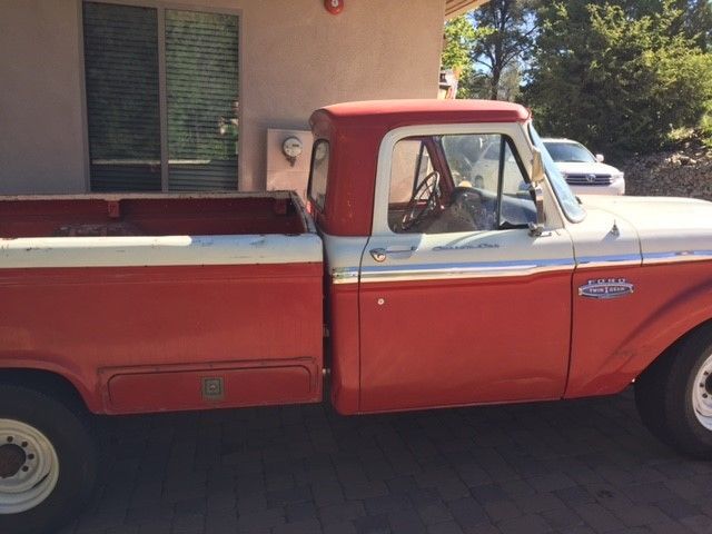 1966 Red/White Ford F-250 Standard Cab Pickup