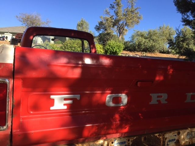 1966 Red/White Ford F-250 Standard Cab Pickup