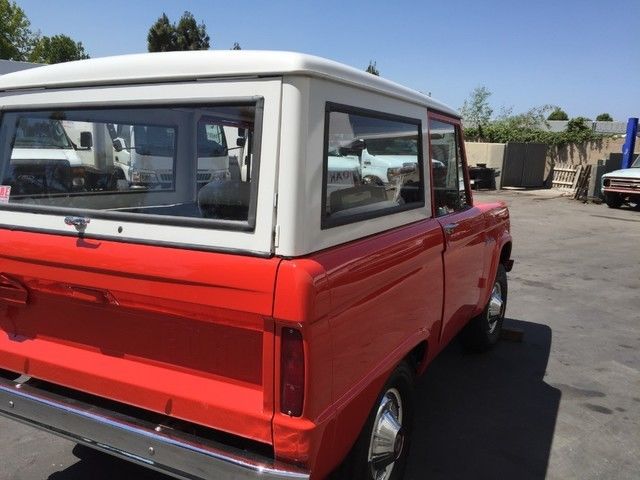 1966 Red Ford Bronco SUV