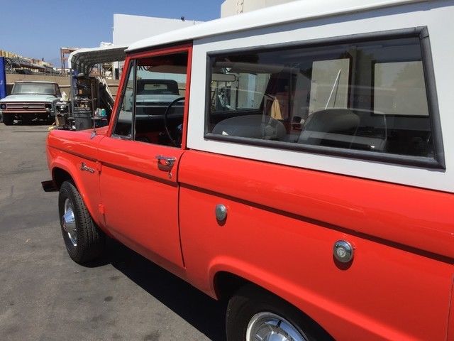 1966 Red Ford Bronco SUV