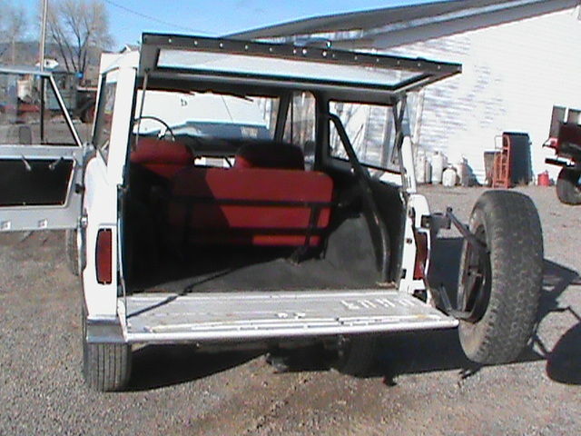 1966 White Ford Bronco Two Door