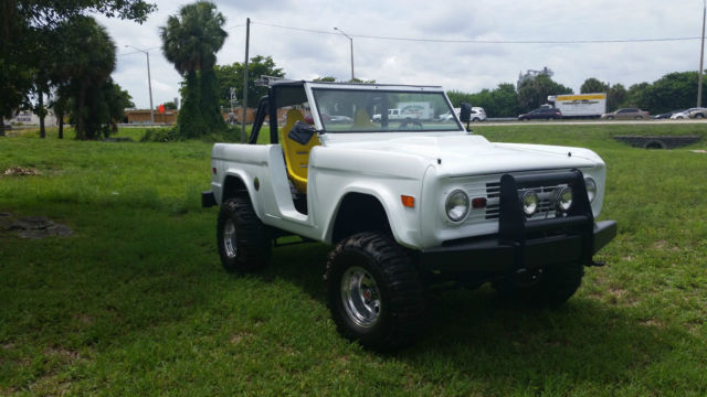 1966 White Ford Bronco SUV