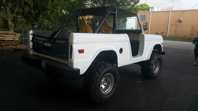 1966 White Ford Bronco SUV