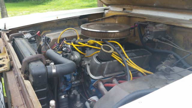 1966 White Ford Bronco SUV