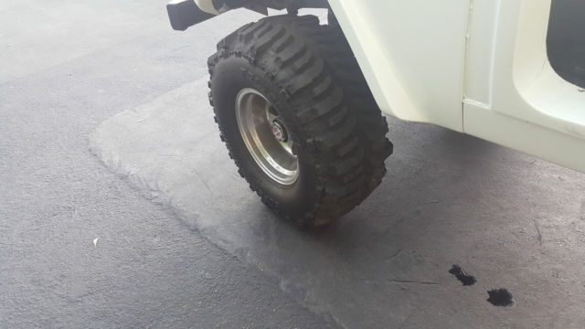 1966 White Ford Bronco SUV