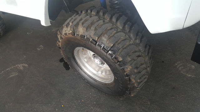 1966 White Ford Bronco SUV