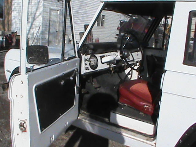 1966 White Ford Bronco Two Door