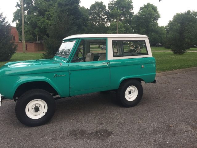 1966 Carribean Turquoise Ford Bronco Convertible