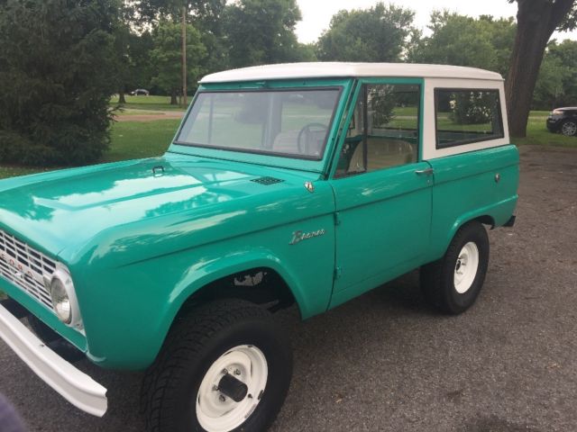 1966 Carribean Turquoise Ford Bronco Convertible